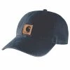 'Carhartt' Men's Adjustable Canvas Cap - Navy