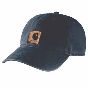 'Carhartt' Men's Adjustable Canvas Cap - Navy