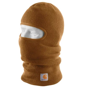 'Carhartt' Men's Knit Insulated Face Mask - Carhartt Brown