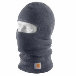 'Carhartt' Men's Knit Insulated Face Mask - Coal Heather