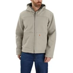 'Carhartt' Men's Super Dux™ Sherpa Lined Active Jac-Level 2 Warmer Rating - Greige