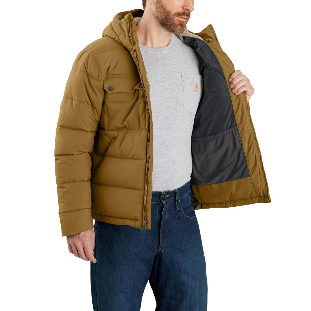 'Carhartt' Men's Montana Loose Fit Insulated Jacket-Level 4 Extreme Warmth Rating - Oak Brown - Image 2
