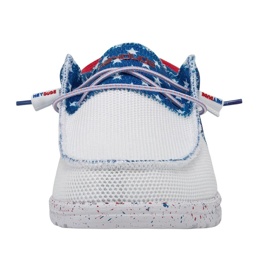 'Hey Dude' Men's Wally Sox - Tri American Pride - Image 4