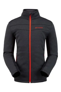SPYDER ACTIVE SPORTS 'Spyder' Men's Encore Full Zip Fleece - Black