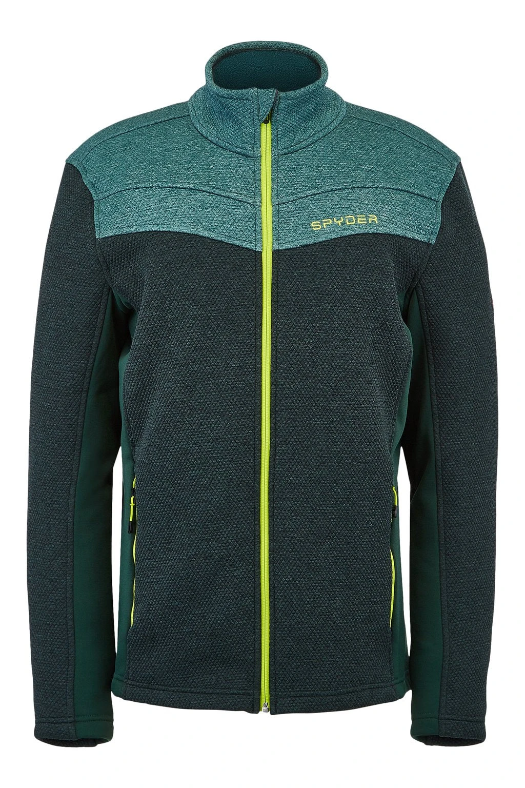 SPYDER ACTIVE SPORTS 'Spyder' Men's Encore Full Zip Fleece - Forest Ghost