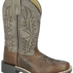 Smoky Mountain Boots 'Smoky Mountain' Childrens' Western Square Toe - Brown / Tan