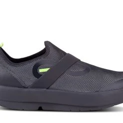 'OOFOS' Men's OOmg Fiber Low Slip On - Black / Gray