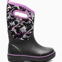 'Bogs' Kids Classic II Winter Mountain Insulated WP Rain Boots - Black Multi