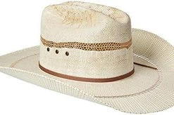 M&F Western Products, Inc 'Ariat' Western Bangora Straw Hat - White