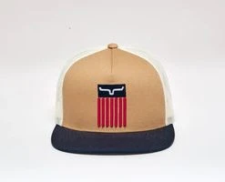 'Kimes Ranch' Men's Cody Trucker Cap - Work Wear Brown