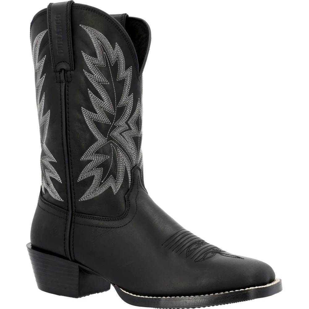 'Durango' Men's 11" Westward Western Square Toe - Black Onyx - Image 6