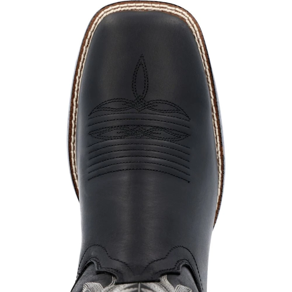'Durango' Men's 11" Westward Western Square Toe - Black Onyx - Image 2