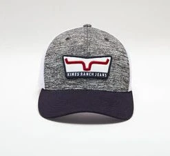 'Kimes Ranch' Men's Extra Crunchy Trucker Cap - Grey Heather