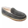 Minnetonka Moccasin Co 'Minnetonka' Men's Suede Tilden Moc Slipper - Grey