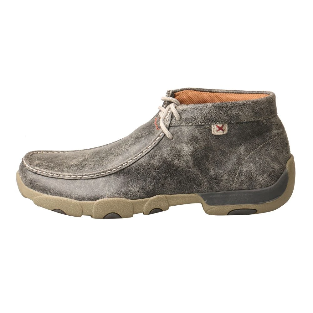 Twisted X Boots 'Twisted X' Men's Chukka Driving Moc - Grey Black / Blue Hawaii - Image 6