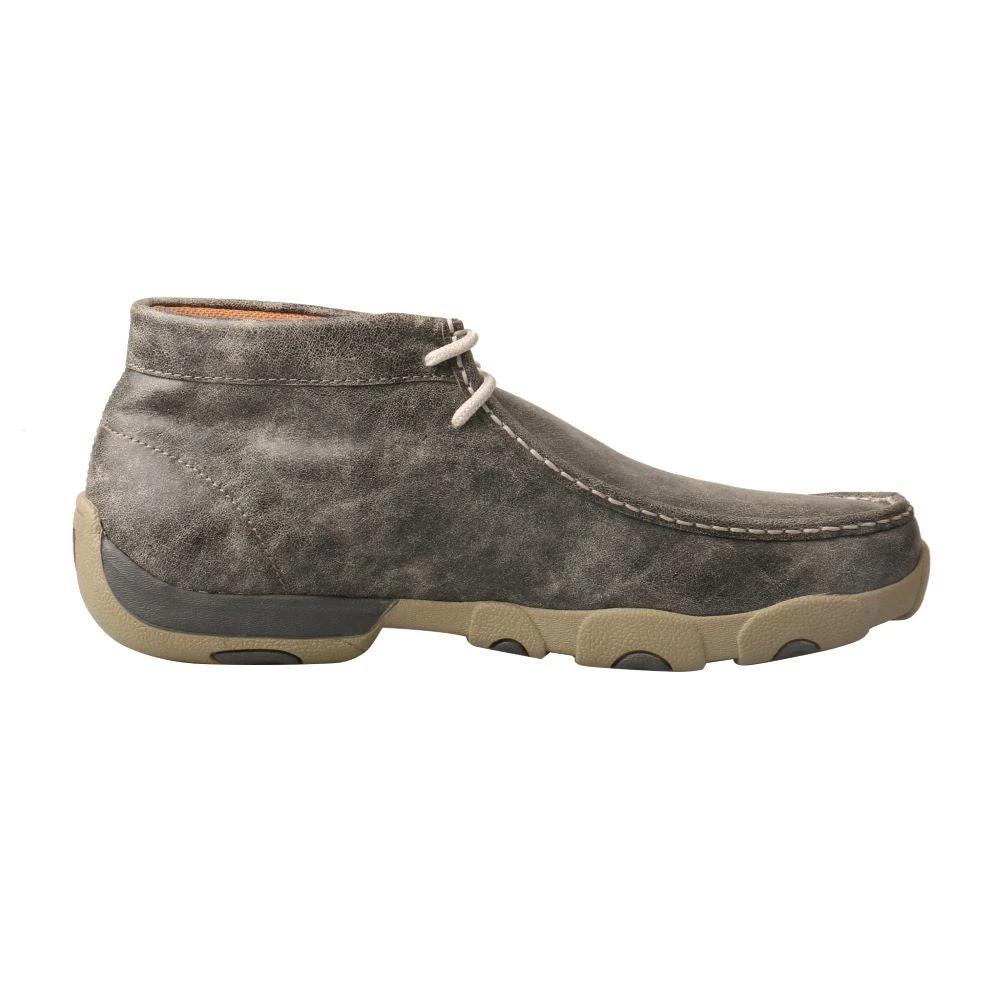 Twisted X Boots 'Twisted X' Men's Chukka Driving Moc - Grey Black / Blue Hawaii - Image 5