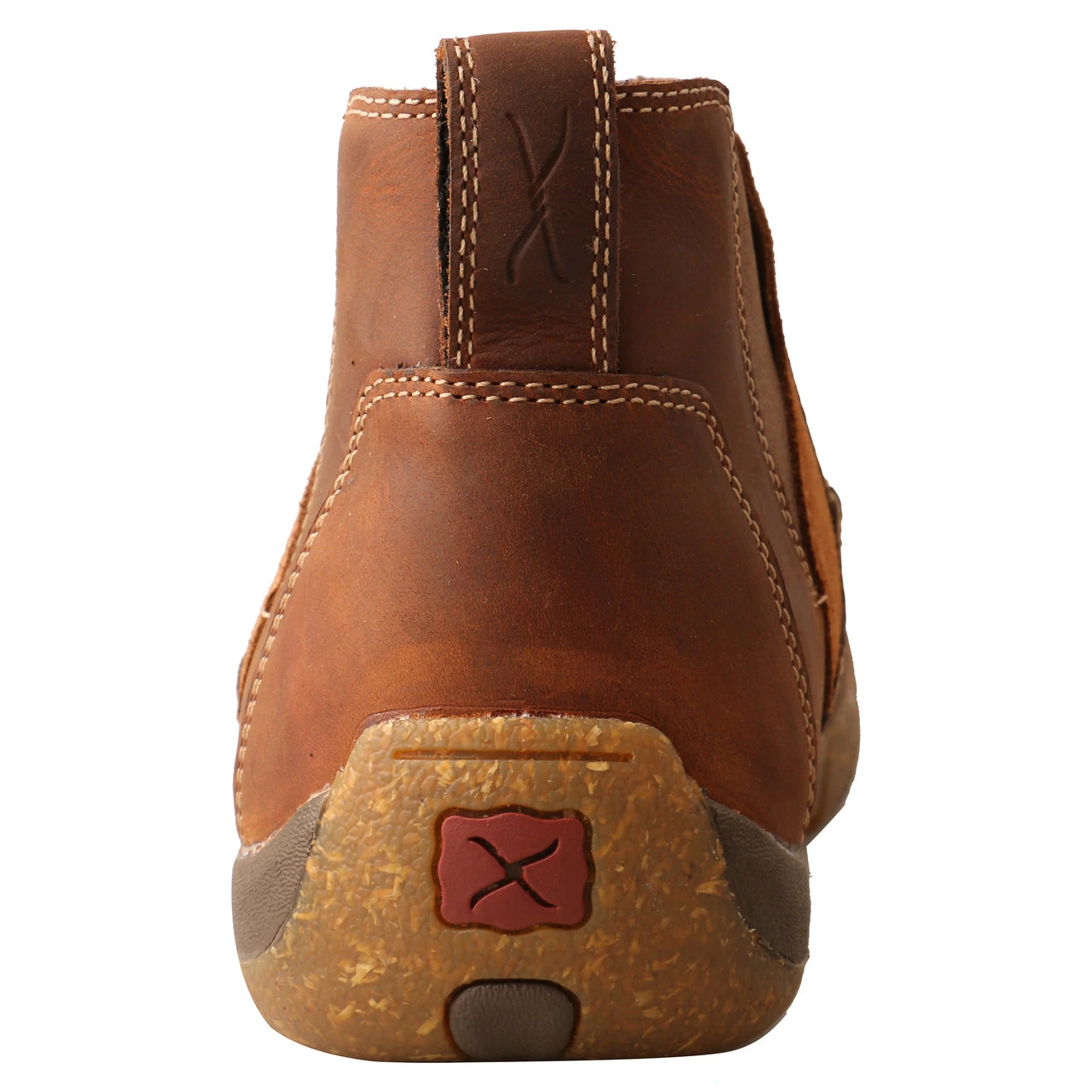 Twisted X Boots 'Twisted X' Men's 4" Chelsea Basket Weave Driving Moc - Oiled Saddle - Image 3