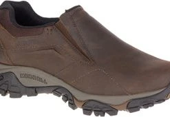 'Merrell' Men's Moab Adventure Moc - Dark Earth / Brown (Wide)