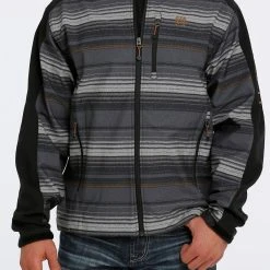 'Cinch' Men's Bonded Jacket - Black