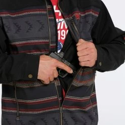 'Cinch' Men's Concealed Carry Bonded Jacket - Black