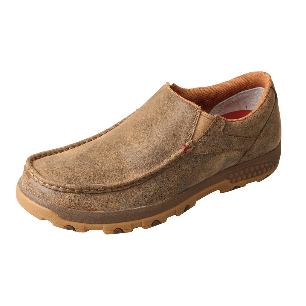 Twisted X Boots 'Twisted X' Men's Cellstretch Slip On Driving Moc - Bomber