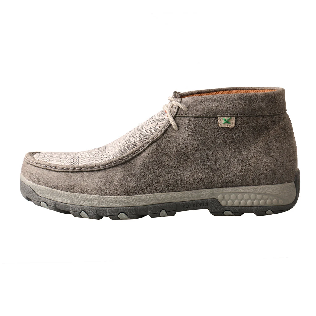 Twisted X Boots 'Twisted X' Men's Cellstretch Chukka Driving Moc - Grey - Image 4