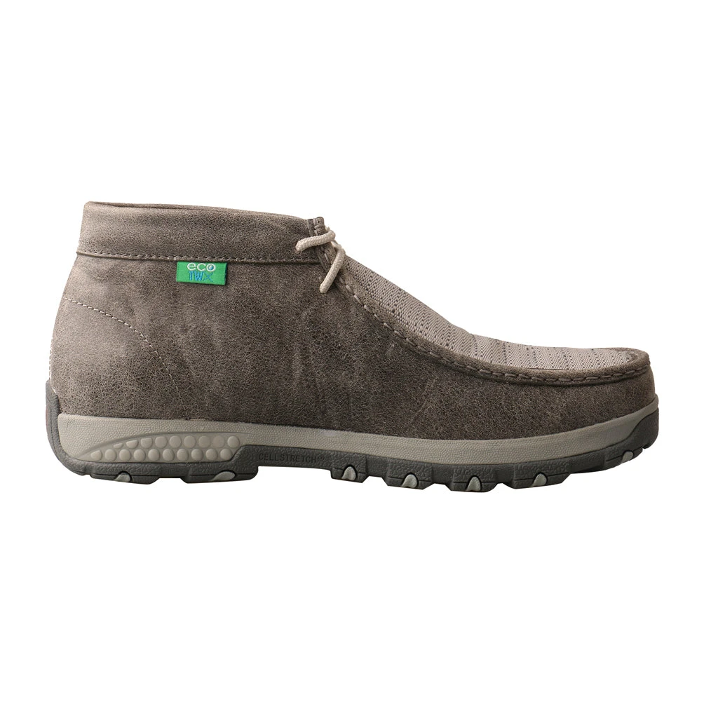 Twisted X Boots 'Twisted X' Men's Cellstretch Chukka Driving Moc - Grey - Image 2
