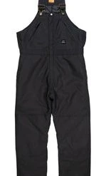 'Berne' Men's Icecap Arctic Insulated WP Bibs - Black / Steam