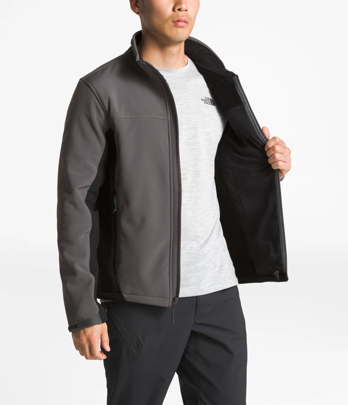 The North Face 'North Face' Men's Apex Chrome Thermal Jacket - Asphalt Grey - Image 3