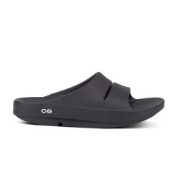 'OOFOS' Unisex OOahh Slide Sandal - Black