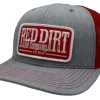 RED DIRT HAT COMPANY 'Red Dirt Hat' Tag Patch Hat - Heather Grey / Red