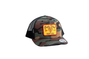 'Red Dirt Hat Company' Men's Mineral Water Cap - Camo / Black