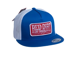 'Red Dirt Hat Company' Men's Tag Patch Cap - Royal / White