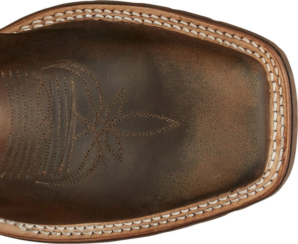 'Tony Lama' Men's 11" Bowie Western Square Toe - Oak - Image 2