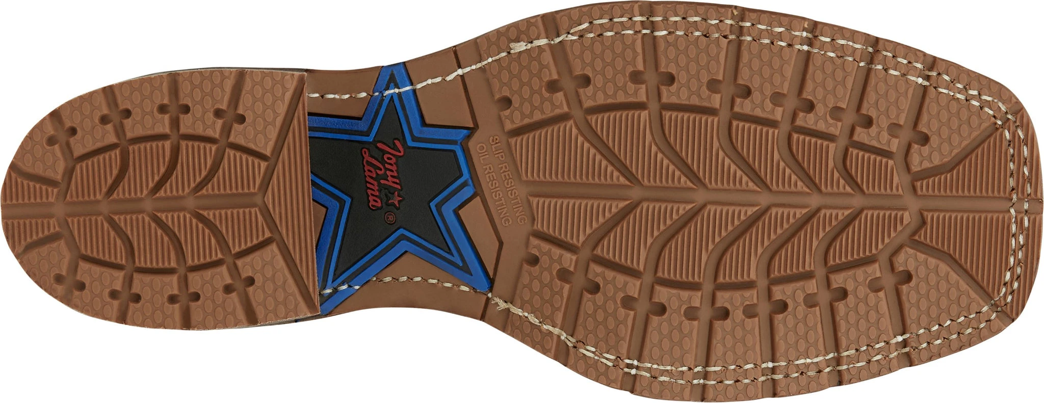 'Tony Lama' Men's 11" Bowie Western Square Toe - Oak - Image 3