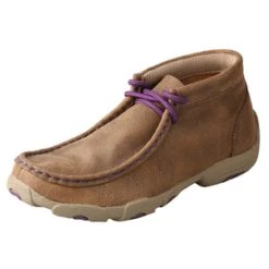 Twisted X Boots 'Twisted X' Kids' Driving Moccasin - Bomber / Purple