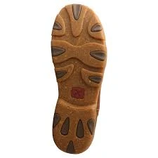 Twisted X Boots 'Twisted X' Men's 4" Chelsea Basket Weave Driving Moc - Oiled Saddle - Image 4