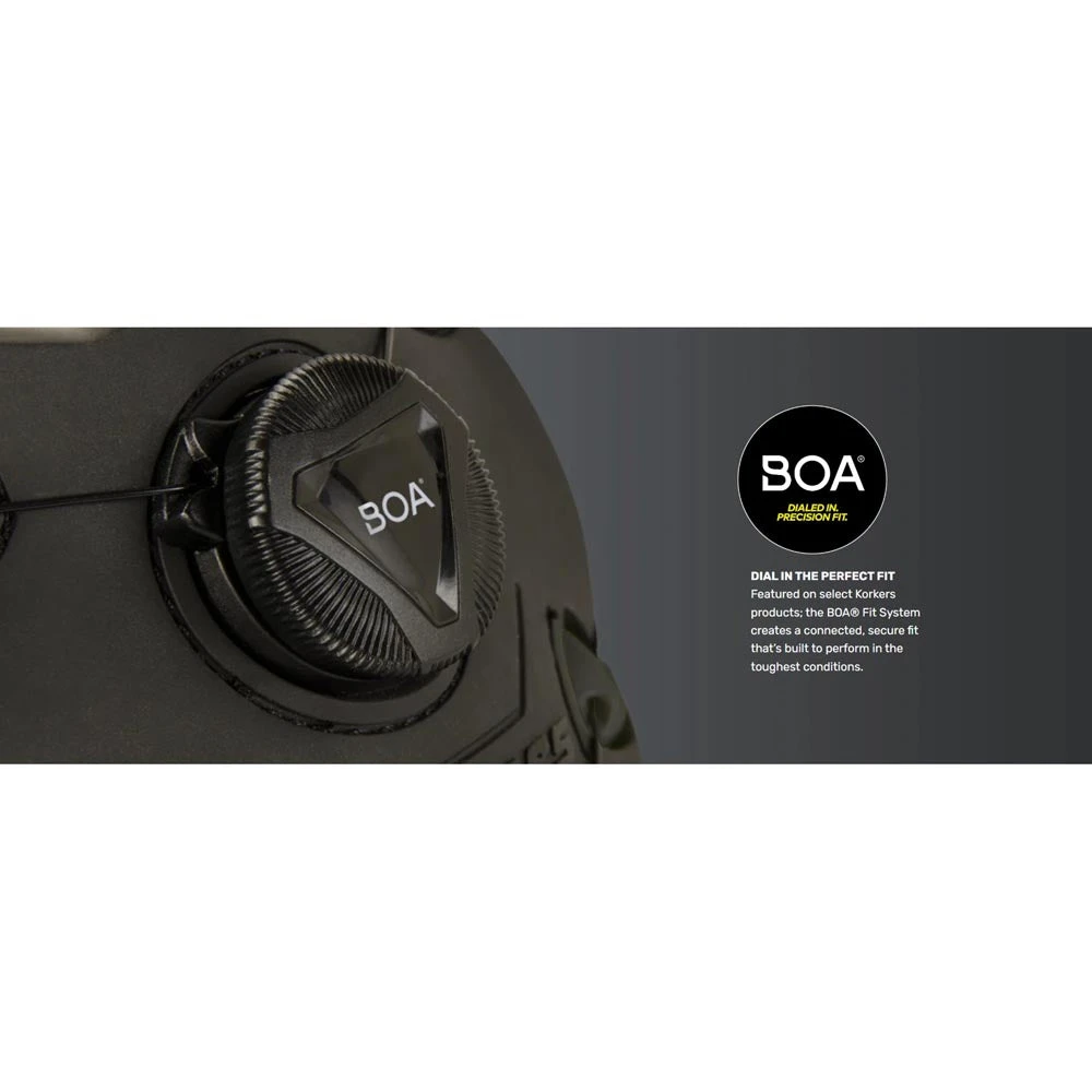 KORKER'S PRODUCTS, LLC 'Korkers' Men's Polar Vortex 600GR Snow/Ice Trec Soles - Black - Image 7